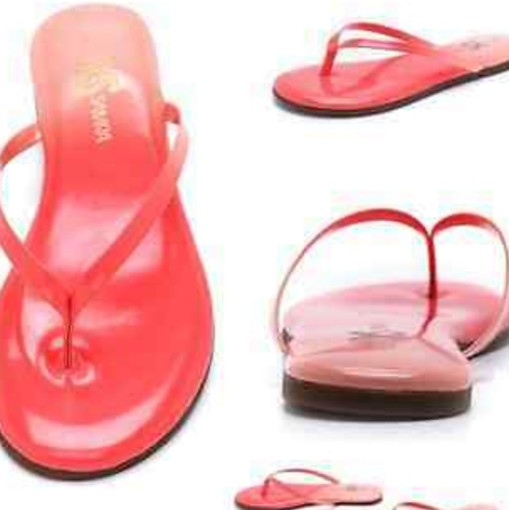 Yosi Samra flip flop sandals 7 melon/pink